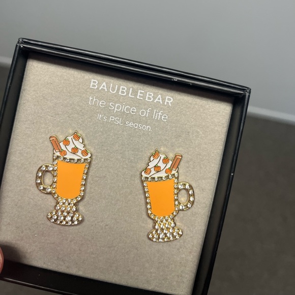 BaubleBar Jewelry - NEW BAUBLEBAR Pumpkin Spice Latte Earrings